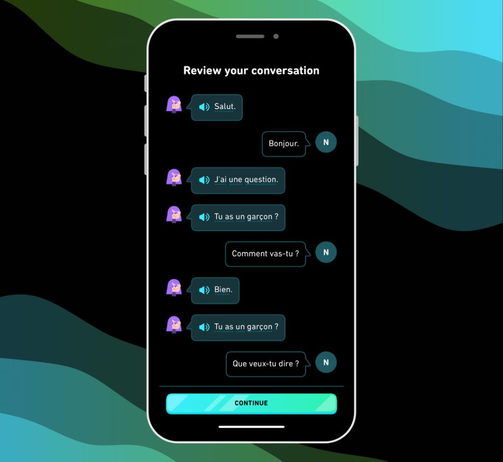 Review your conversation with Lily after the call.