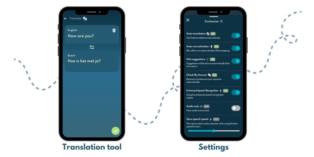 Jumpspeak's Translation Tool and Settings
