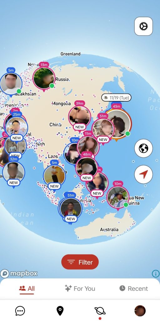 You can browse profiles on SeawaYou's interactive map by location.
